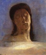 Odilon Redon With Closed Eyes china oil painting reproduction